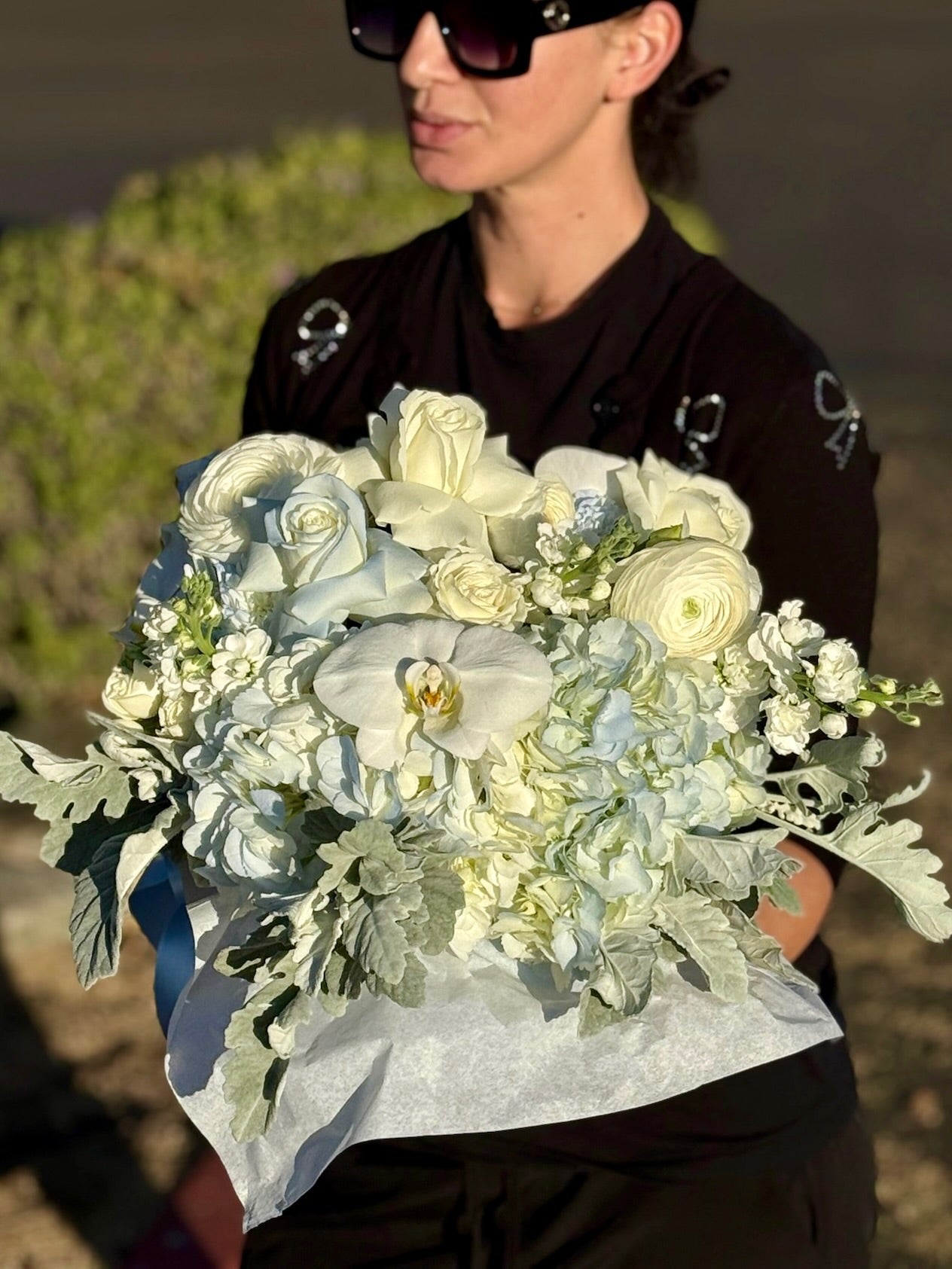 Baby Boy Flower Carriage