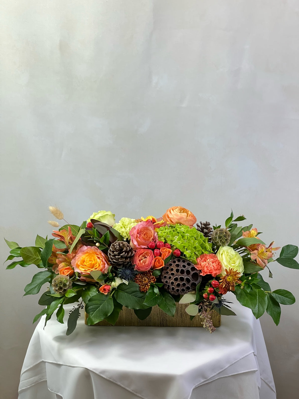 Golden Woodland Centerpiece