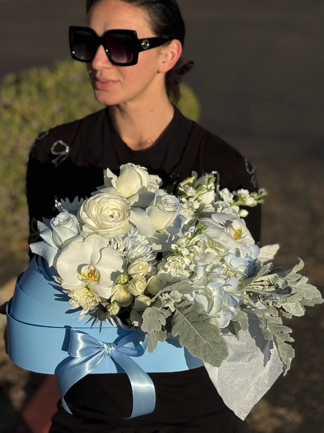 Baby Boy Flower Carriage